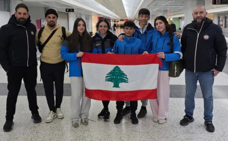 بعثة الاتحاد اللبناني للتزلج والبياتلون تشارك في بطولة دولية بأندورا