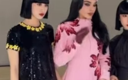 هيفاء وهبي تخطف الأنظار في أسبوع الموضة