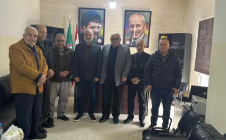الجبهة "الديمقراطية" التقت قيادتي حركة "أمل" و"حزب الله" في صيدا : لإسقاط أهداف العدوان وإفشال المشروع الصهيوني التوسعي