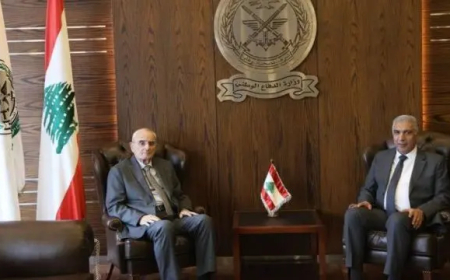 عبّود عرض الاوضاع مع وزير الدفاع