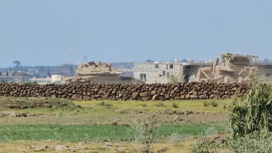 القوات الاسرائيلية تتوغل شمال القنيطرة