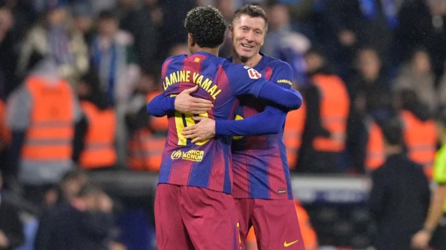 برشلونة يفوز على اسبانيول بصعوبة