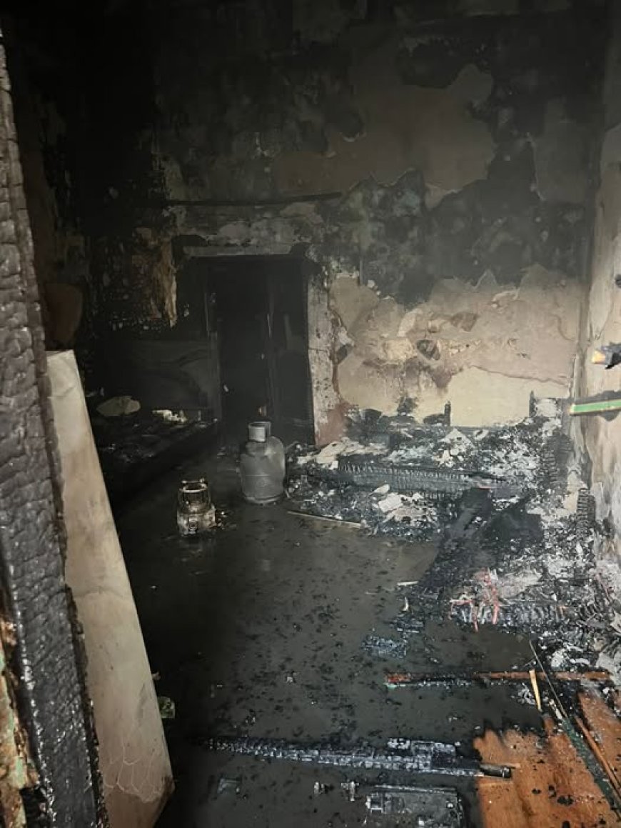 إخماد حريق في النبطية.. ووفاة سيدة مسنة