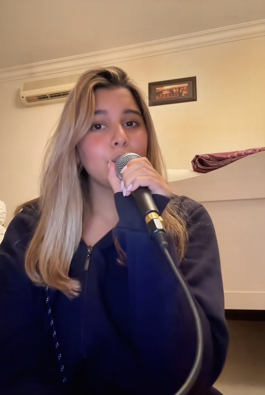 هنا ابنة شيرين عبد الوهاب تخطف الأضواء بأداء عفوي لـ«على بالي»