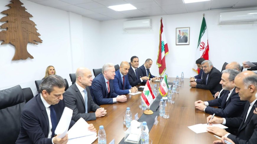 رجّي خلال لقائه عراقجي: هل تقبل ايران بتنظيم مسلّح غير شرعي على أراضيها؟