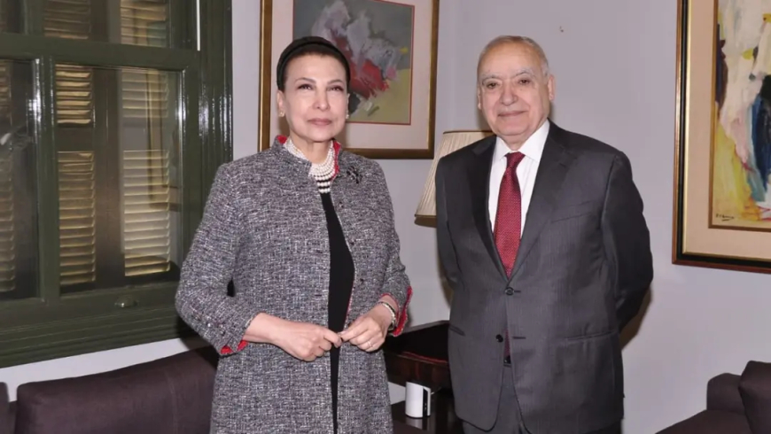 سلامة يلتقي مؤسِسة مجموعة أبو ظبي للثقافة والفنون لبحث احتفالية "أسافر وحدي ملكًا" في ذكرى الرحباني المئوية