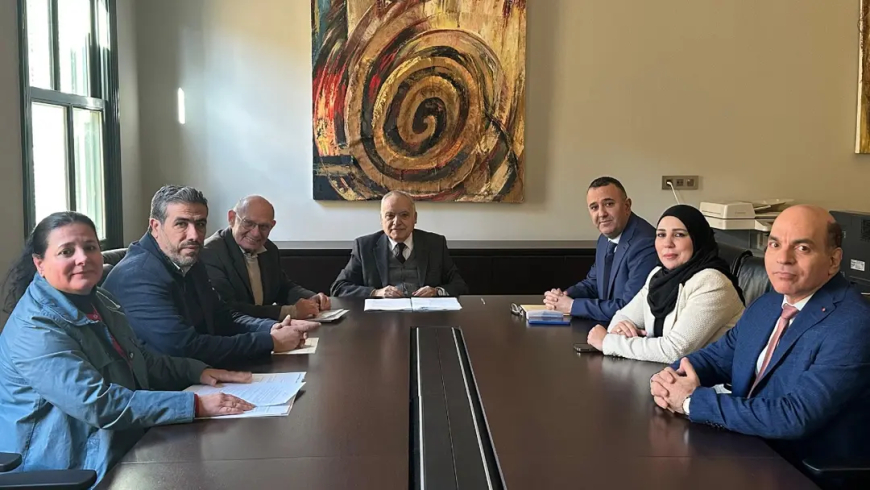 سلامة بحث مع النائب بيضون في اقتراح قانون النيابة العامة الثقافية