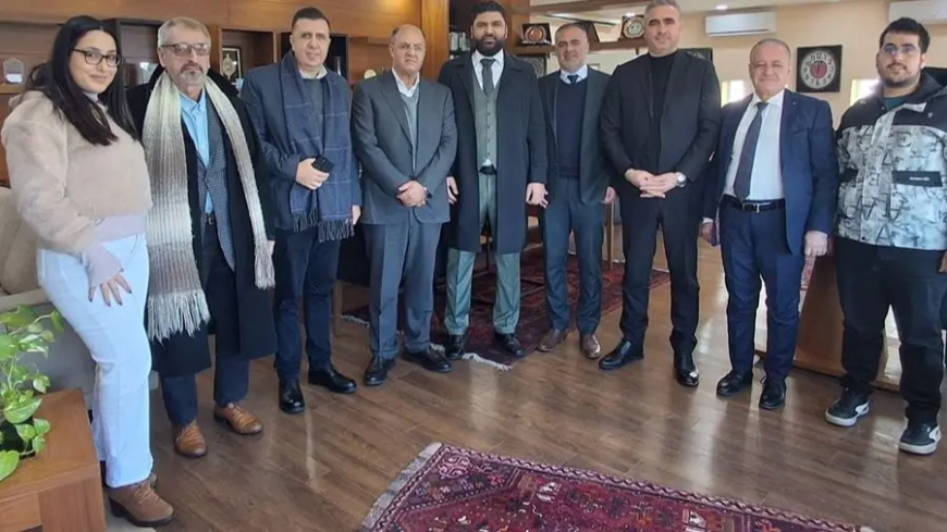 وفد "الديمقراطي اللبناني" و"منتدى الشباب" زار رئيس الجامعة الإسلامية مهنئا