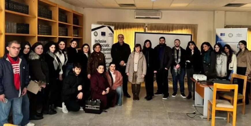 محاضرة في كلية الحقوق - 2 حول المشاركة الديمقراطية الشاملة في لبنان