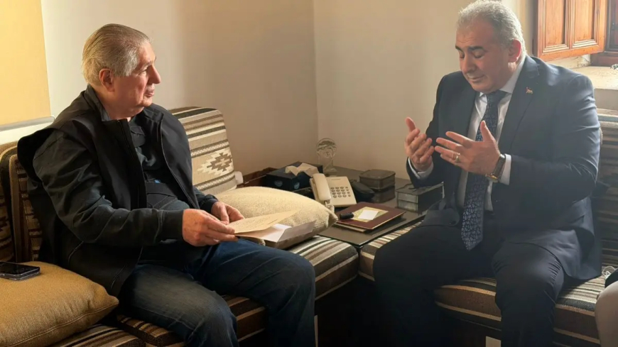 الجميّل عرض وسفير فلسطين تحديات المرحلة في الجنوب وغزة