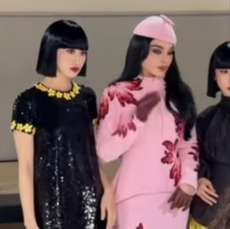 هيفاء وهبي تخطف الأنظار في أسبوع الموضة