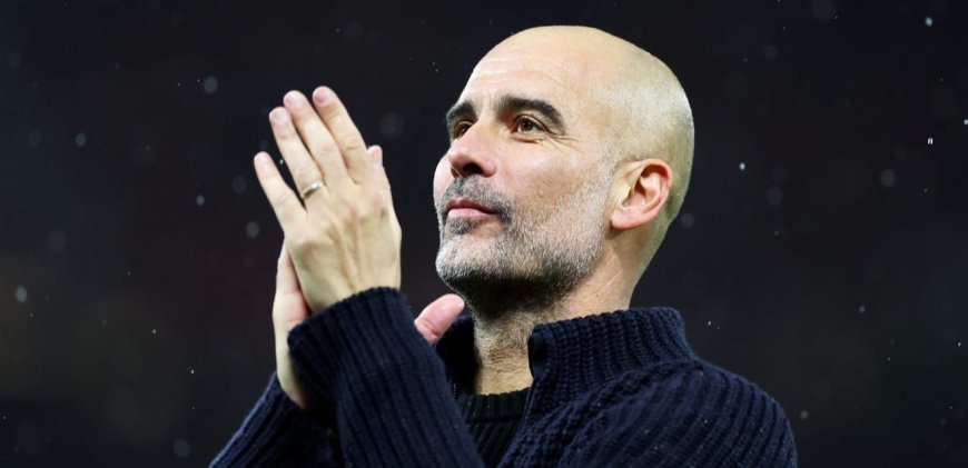 ارتدى الكوفية الفلسطينية.. رسالة مؤثرة من غوارديولا لأبناء غزة