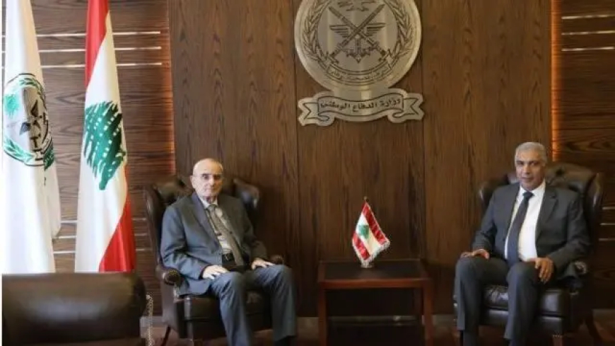 عبّود عرض الاوضاع مع وزير الدفاع