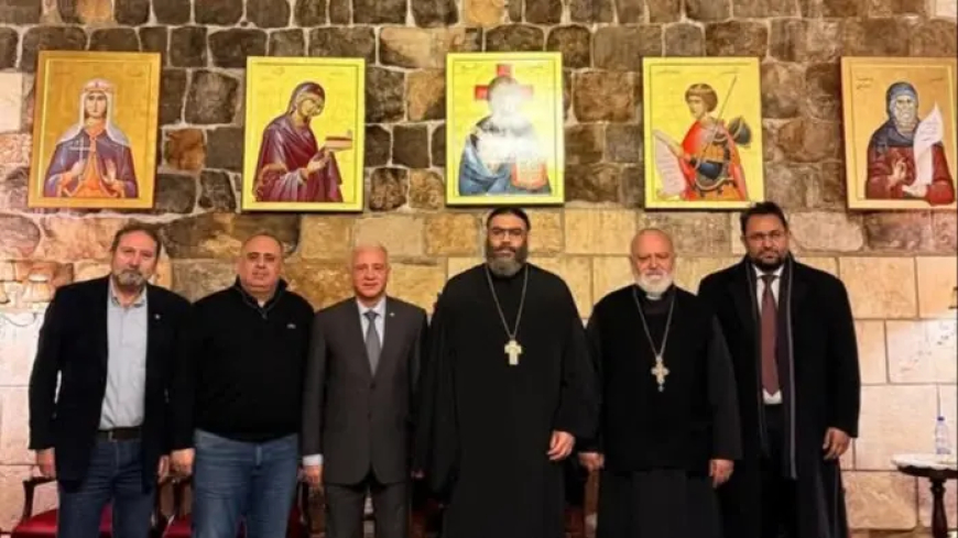 رئيس دير سيدة البلمند استقبل وفدا من جمعية الكشاف الوطني الارثوذكسي