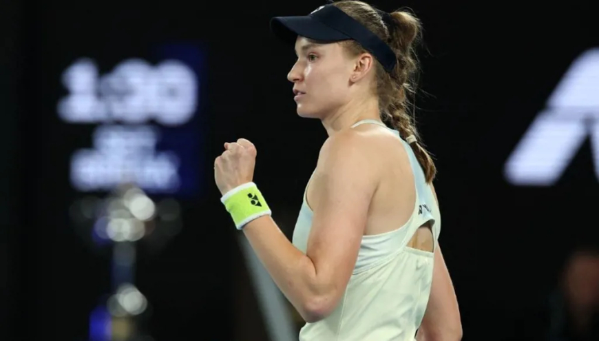 بالصور.. الكازاخستنية  إيلينا ريباكينا  بطلة استراليا بالتنس