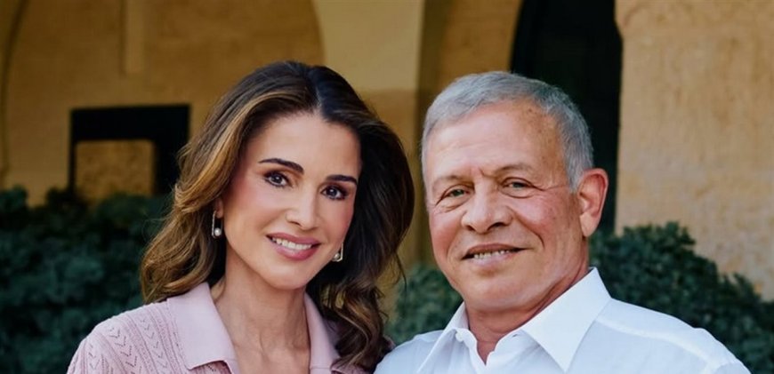 الملكة رانيا تحتفل بعيد زوجها: كل عام وسيدنا بخير