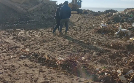 إنشاء جسر موقت على معبر العريضة