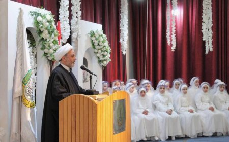  ثانوية جعفر الصادق(ع) في جويا تكرم زهراتها اللواتي شارفن على بلوغ سنّ التكليف