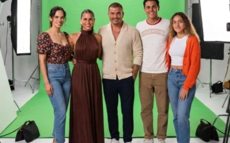 لماذا جمع عمرو دياب عائلته؟