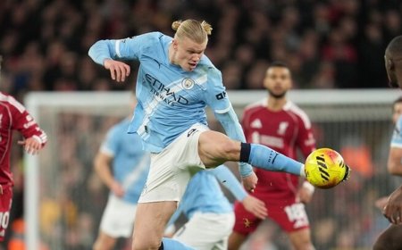 لقب جديد لهالاند بعد صيامه عن التهديف