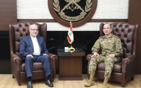 قائد الجيش يلتقي بلاسخارت والسفير الايراني مودعا