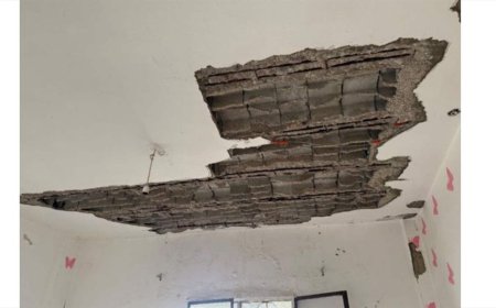 سقوط سقف منزل في برقايل.. وحالة من الهلع