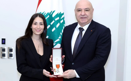 وسام الأرز لهبة طوجي… تكريم رئاسي لمسيرة رفعت اسم لبنان عالميًا