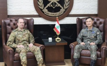 قائد الجيش يلتقي مسؤول عسكري كوري
