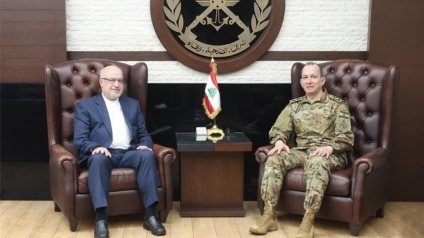 قائد الجيش يلتقي بلاسخارت والسفير الايراني مودعا