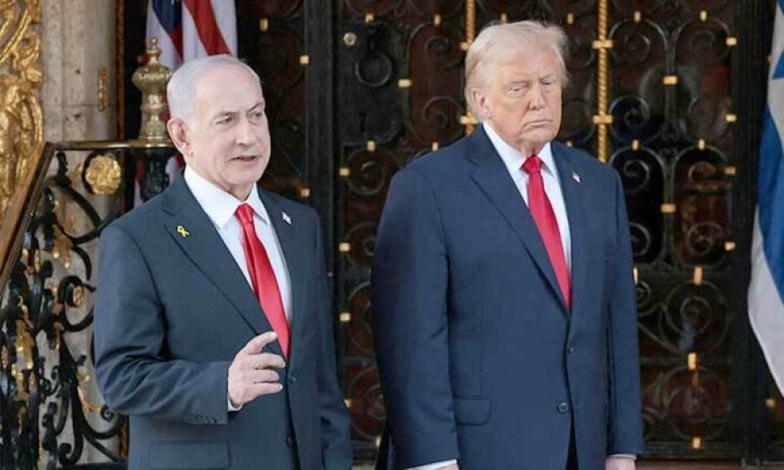 ترامب يلتقي نتنياهو .. وايران ثالثهم