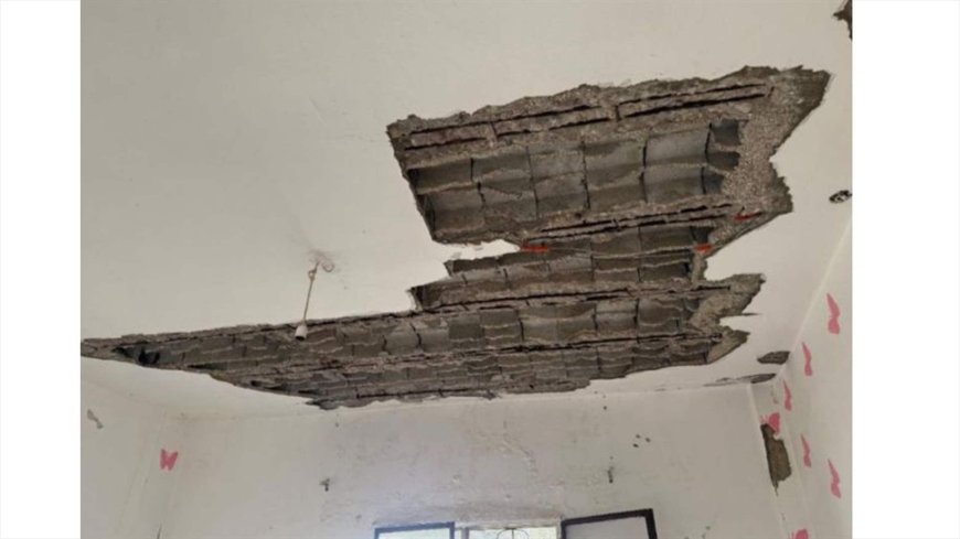 سقوط سقف منزل في برقايل.. وحالة من الهلع