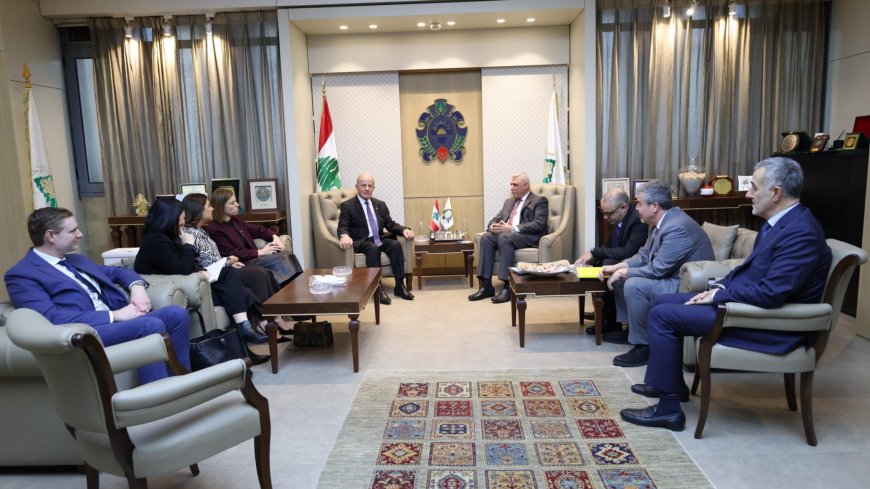 اللواء شقير يلتقي السفير الأميركي