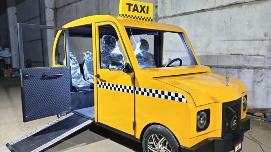 ابتكار جديد "صنع في لبنان".. تاكسي ذكي كهربائي
