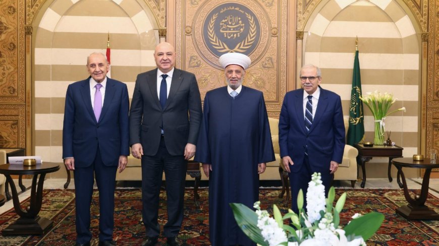 بالصور.. الرؤساء الثلاثة في إفطار دار الفتوى