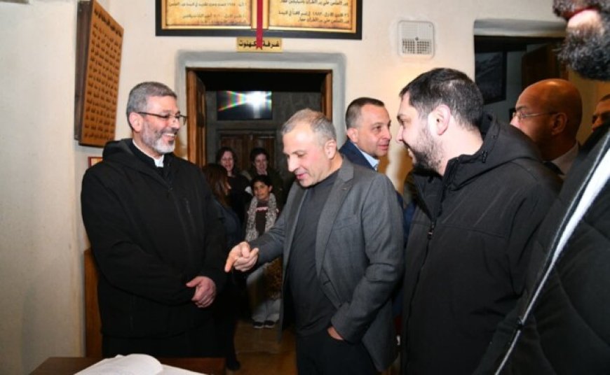 بالصور.. سلسلة لقاءات لباسيل في زحلة