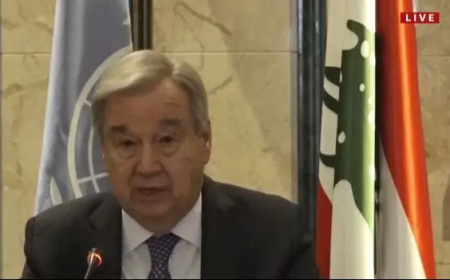 غوتيريش: الحلّ الوحيد هو الدبلوماسية والحوار