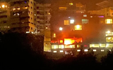 كم بلغت حصيلة الغارة على شقة في بشامون فجرا؟