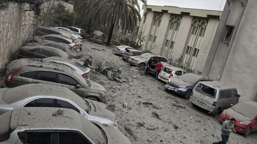 بالصور.. تدمير مبنى سكني في تول