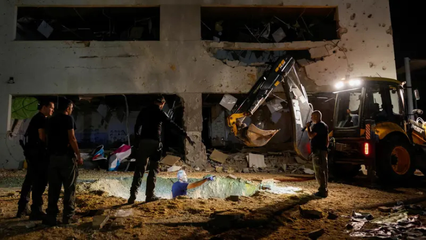 الجيش الإيراني يستهدف مخازن الوقود في مطار بن غوريون