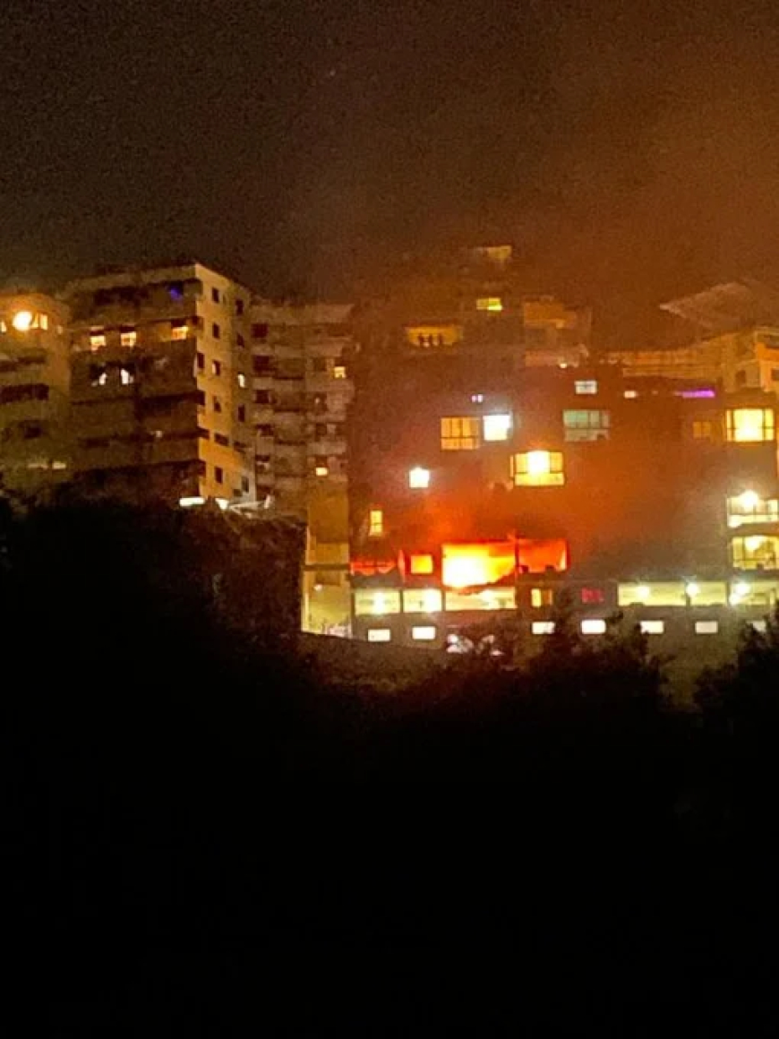 كم بلغت حصيلة الغارة على شقة في بشامون فجرا؟