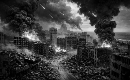 مدينةٌ تكتب وجعها بالدخان والركام!