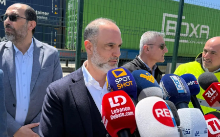 وزير الأشغال يطمئن من المرفأ: مخزون الأمن الغذائي يكفي لمدة ثلاثة أشهر