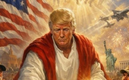 بالصّورة: ترامب بـ"هيئة يسوع المسيح"