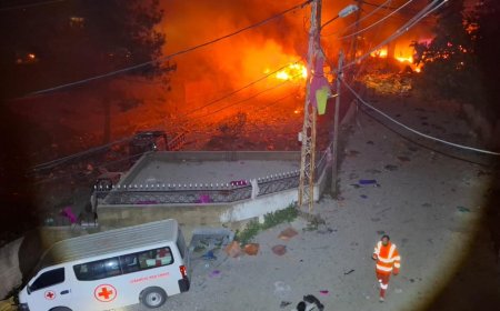 بالصور.. أضرار كبيرة في مركز تبنين للصليب الأحمر