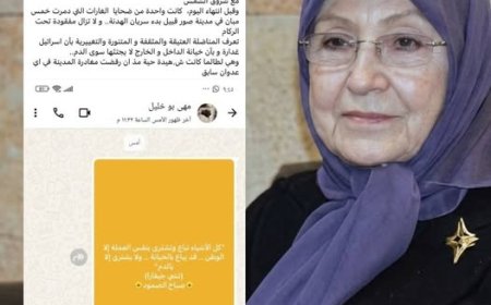  ارتقاء الدكتورة مها ابو خليل ... خسارة نضالية واجتماعية لمدينة صور والجنوب 