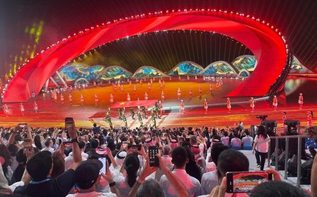 آسيوية سانيا الشاطئية 2026  إفتتاح عملاق للألعاب والبعثة اللبنانية شاركت في العرض العام