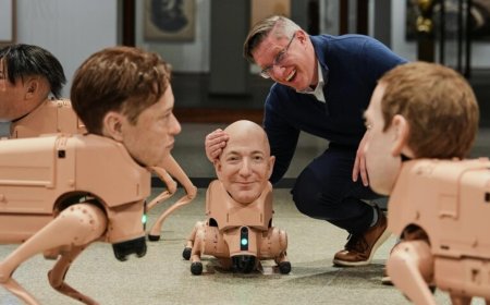 بالصور.. ماسك وزوكربيرغ برؤوس كلاب