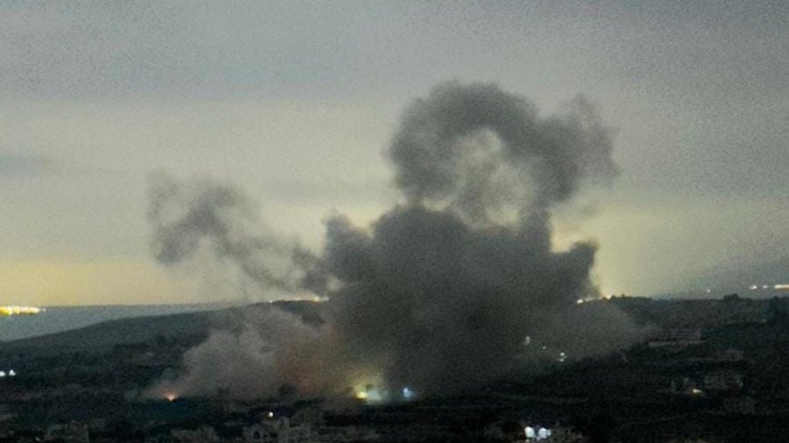 تدمير مجمع في هذه البلدة.. وجرحى