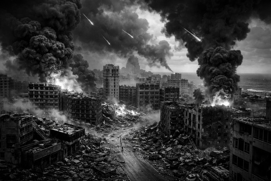 مدينةٌ تكتب وجعها بالدخان والركام!