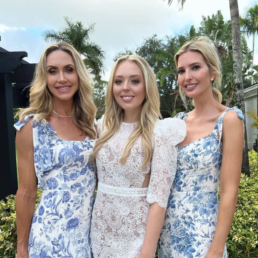 بالصور: أجواء عائلية دافئة في توديع عزوبية كنة عائلة ترامب الجديدة